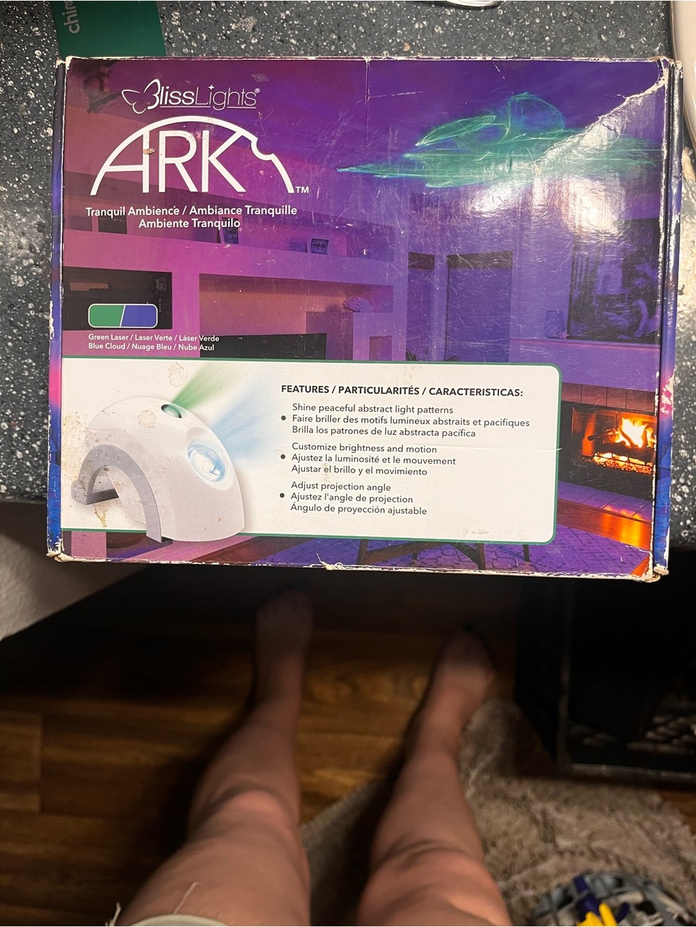 ARK Ambient Light Projector - Purple & White